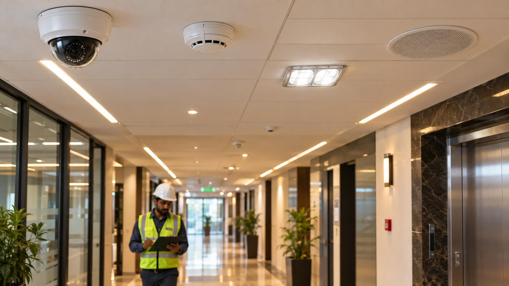 Building Security-CCTV - Fire Detector